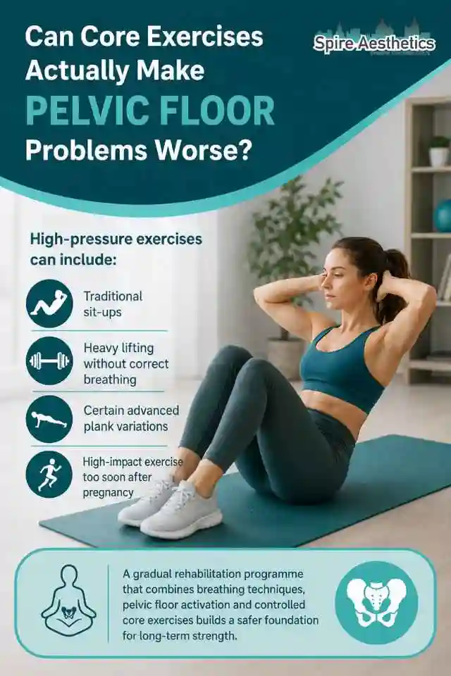 Can Strengthening Your Core Alone Actually Make Pelvic Floor Problems Worse Northampton?